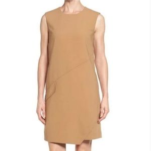 NWOT halogen tan knee length dress